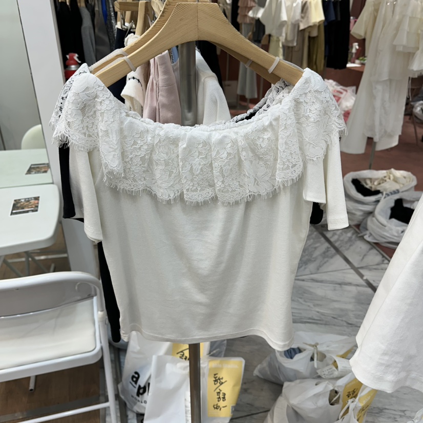 ABLESTUDIO東大門代購女裝新品熱賣休閑時尚人氣職業26春夏T恤ABLESTUDIOT恤圖色1
