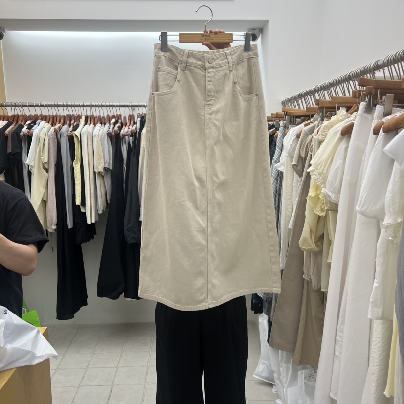 DRESS ROOM東大門代購女士新款時尚人氣休閑熱賣職業長裙DRESS ROOM長裙圖色3