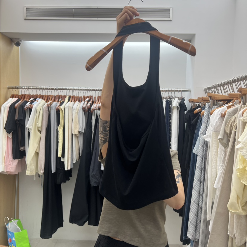 DRESS ROOM韓國直郵女裝新品26春夏真品人氣休閑吊帶背心DRESS ROOM吊帶/背心