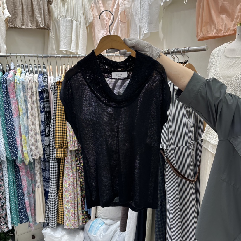 BIKINI韓國代購女士新品熱賣真品26春夏休閑職業吊帶背心BIKINI吊帶/背心圖色2
