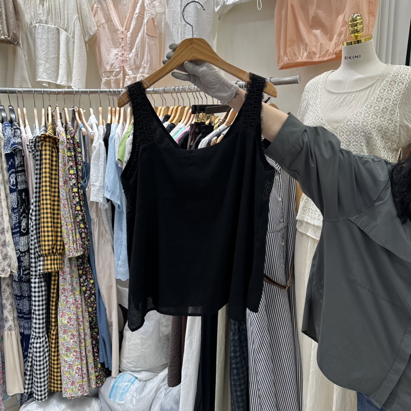 BIKINI東大門代購女裝新款熱賣人氣時尚真品吊帶背心無袖BIKINI吊帶/背心