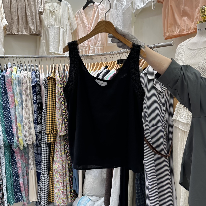 BIKINI東大門代購女裝新款熱賣人氣時尚真品吊帶背心無袖BIKINI吊帶/背心圖色2