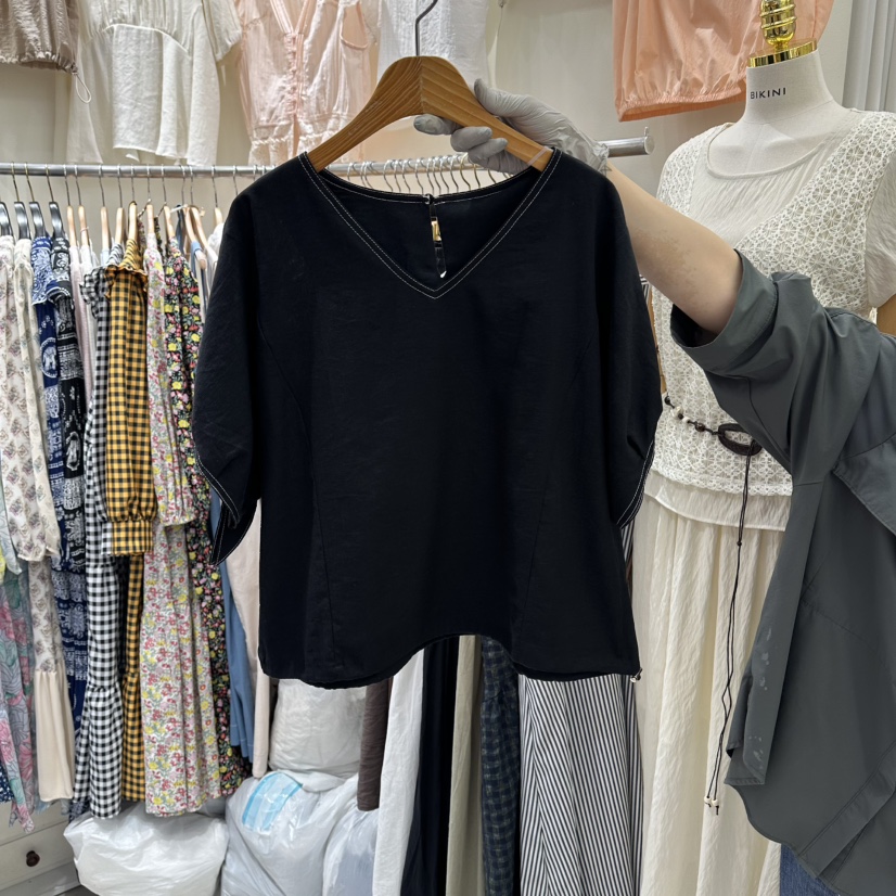 BIKINI東大門直郵女士新品推薦休閑人氣熱賣職業襯衫蕾絲衫BIKINI襯衫/蕾絲衫圖色3