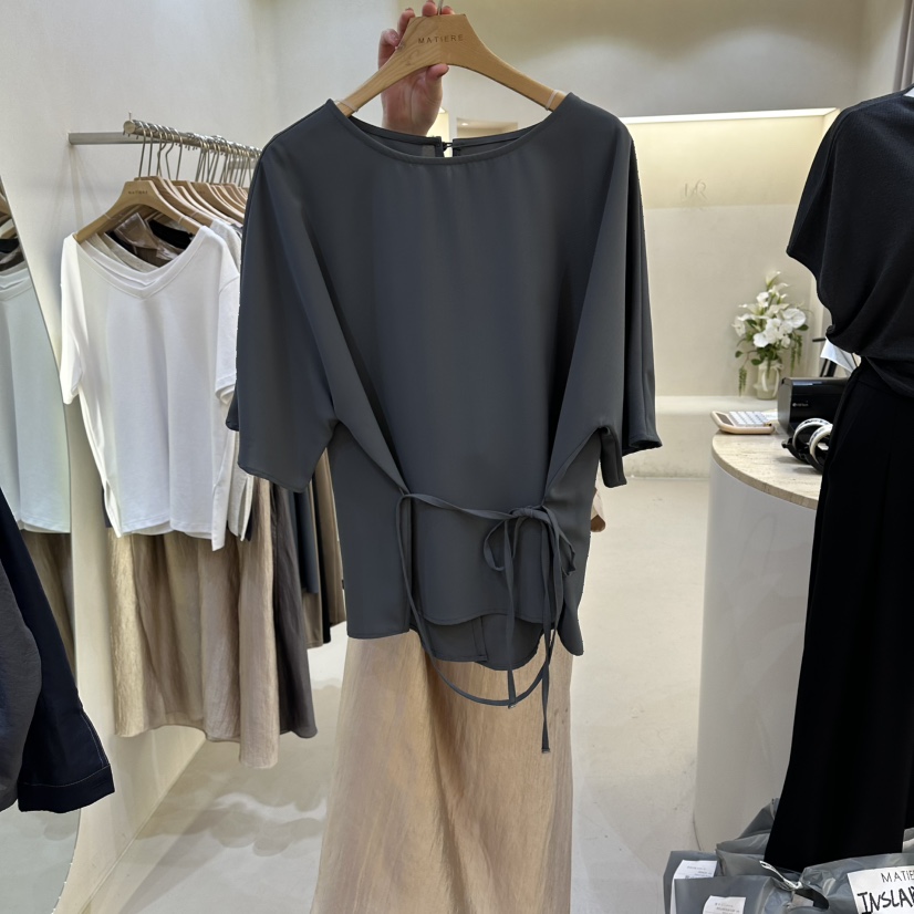 MATIERE韓國直郵女士新品26春夏真品休閑熱賣時尚襯衫蕾絲衫MATIERE襯衫/蕾絲衫圖色1