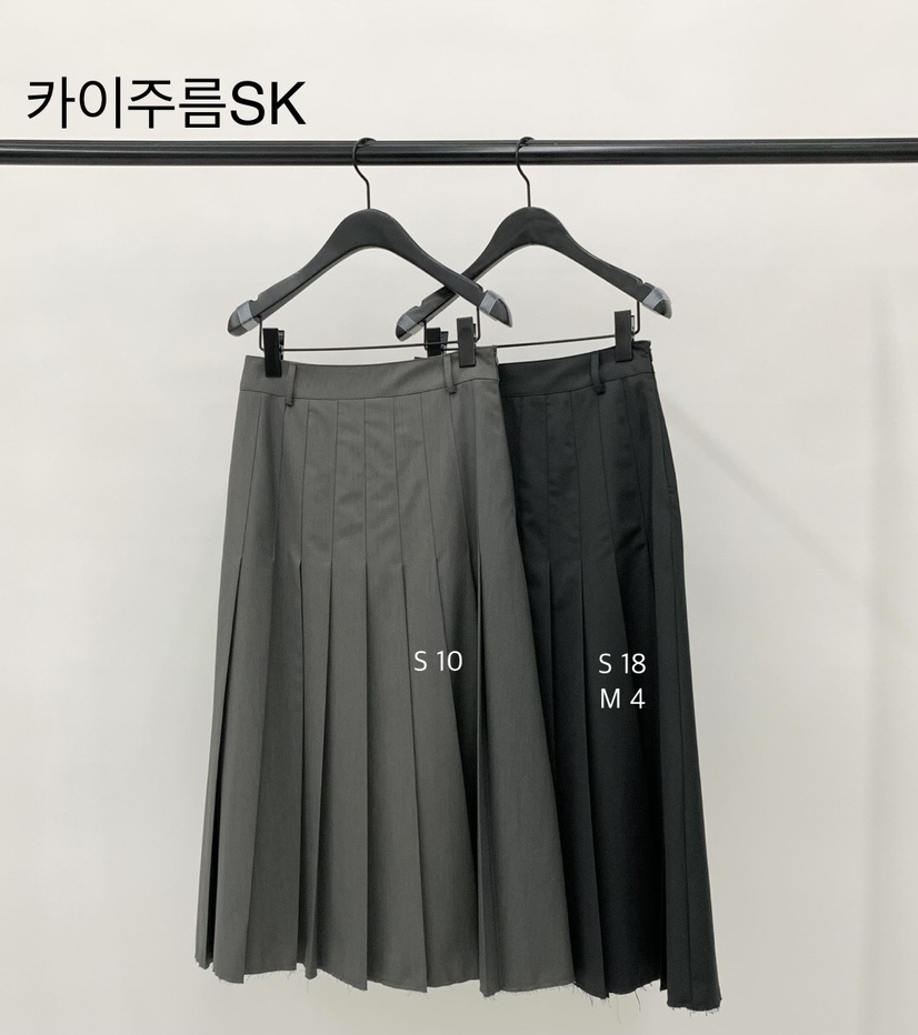 OBJECT東大門直郵女士新品真品半身裙中短裙打折百褶褶裙OBJECT半身裙/中短裙圖色2左二色
