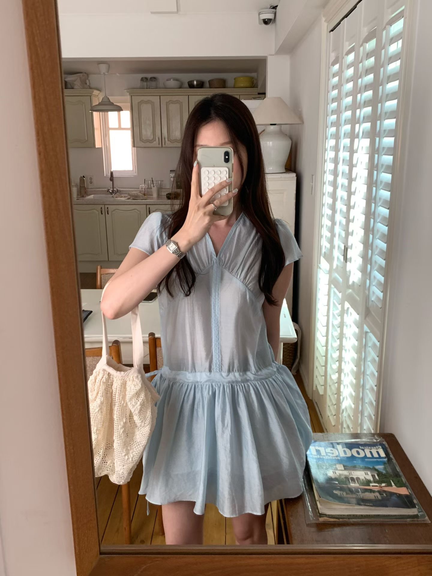 MAYFLOWER韓國直郵女士新品26春夏職業時尚熱賣連衣裙OPSMAYFLOWER連衣裙圖色1