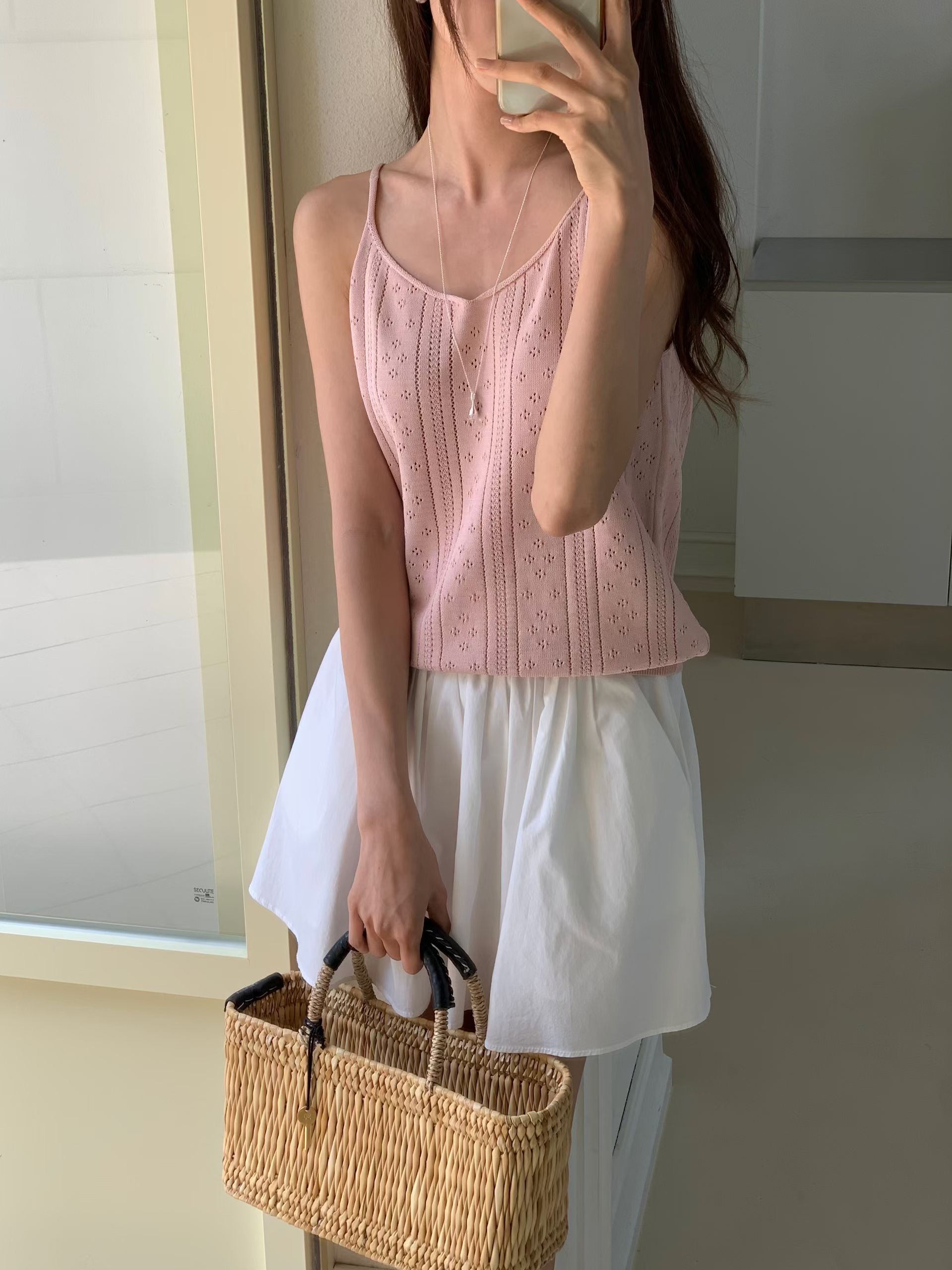BABY SALON東大門實拍女士新款熱賣職業人氣休閑吊帶背心BABY SALON吊帶/背心