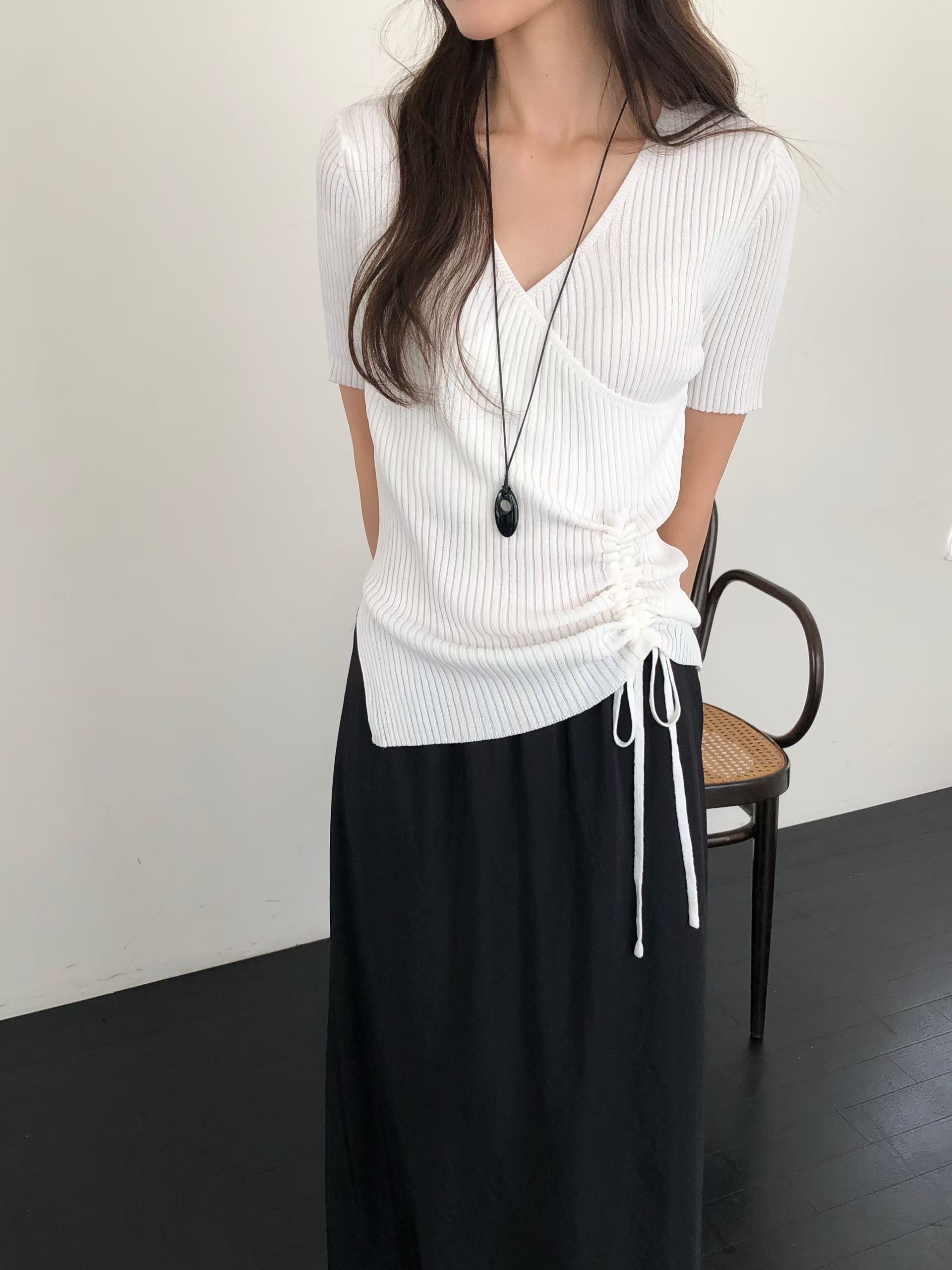 BABY SALON東大門實拍女士新品熱賣真品人氣26夏季針織衫BABY SALON針織衫圖色1