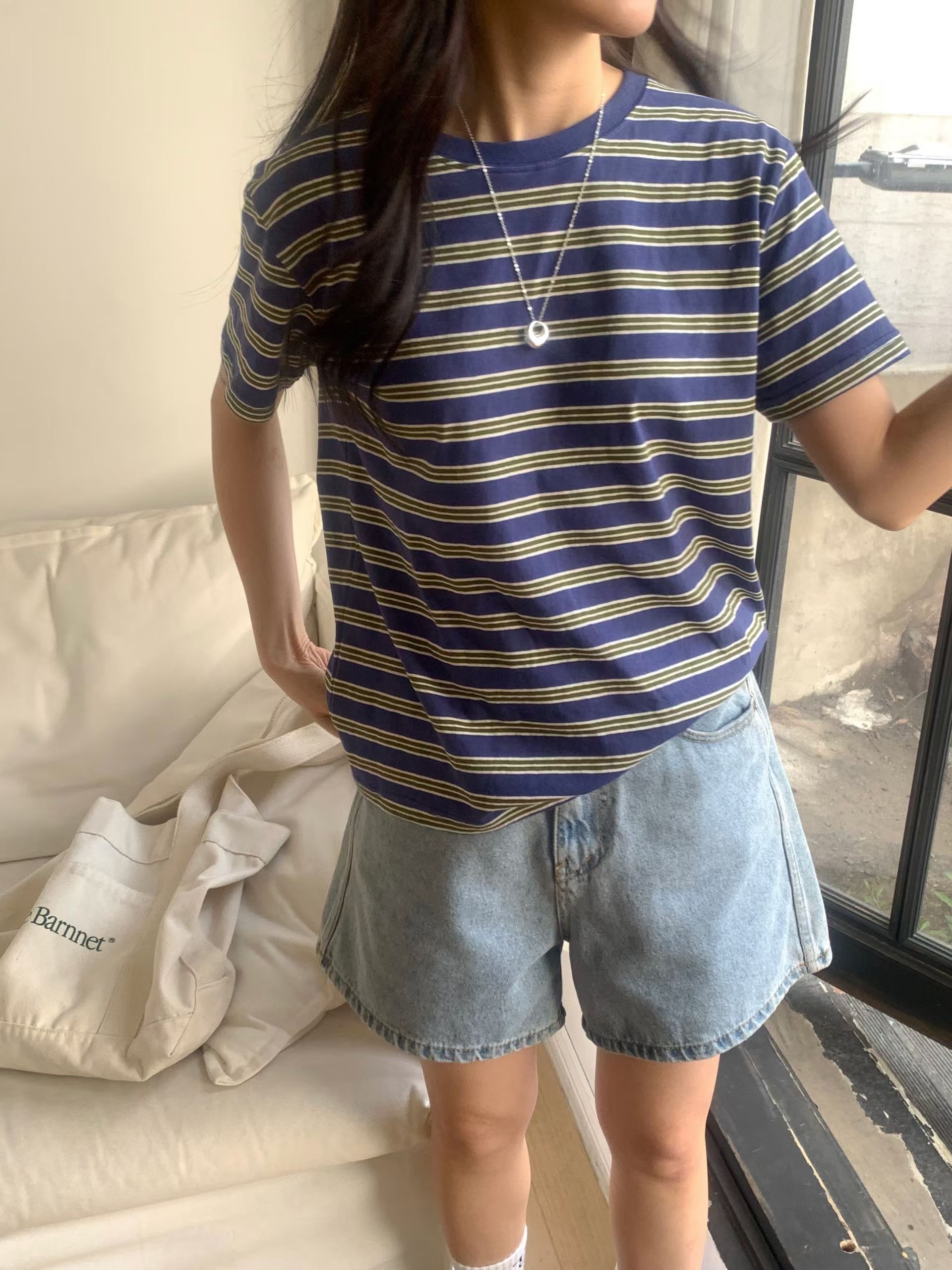 BABY SALON韓國直郵女士新款人氣真品職業時尚熱賣26春夏T恤BABY SALONT恤