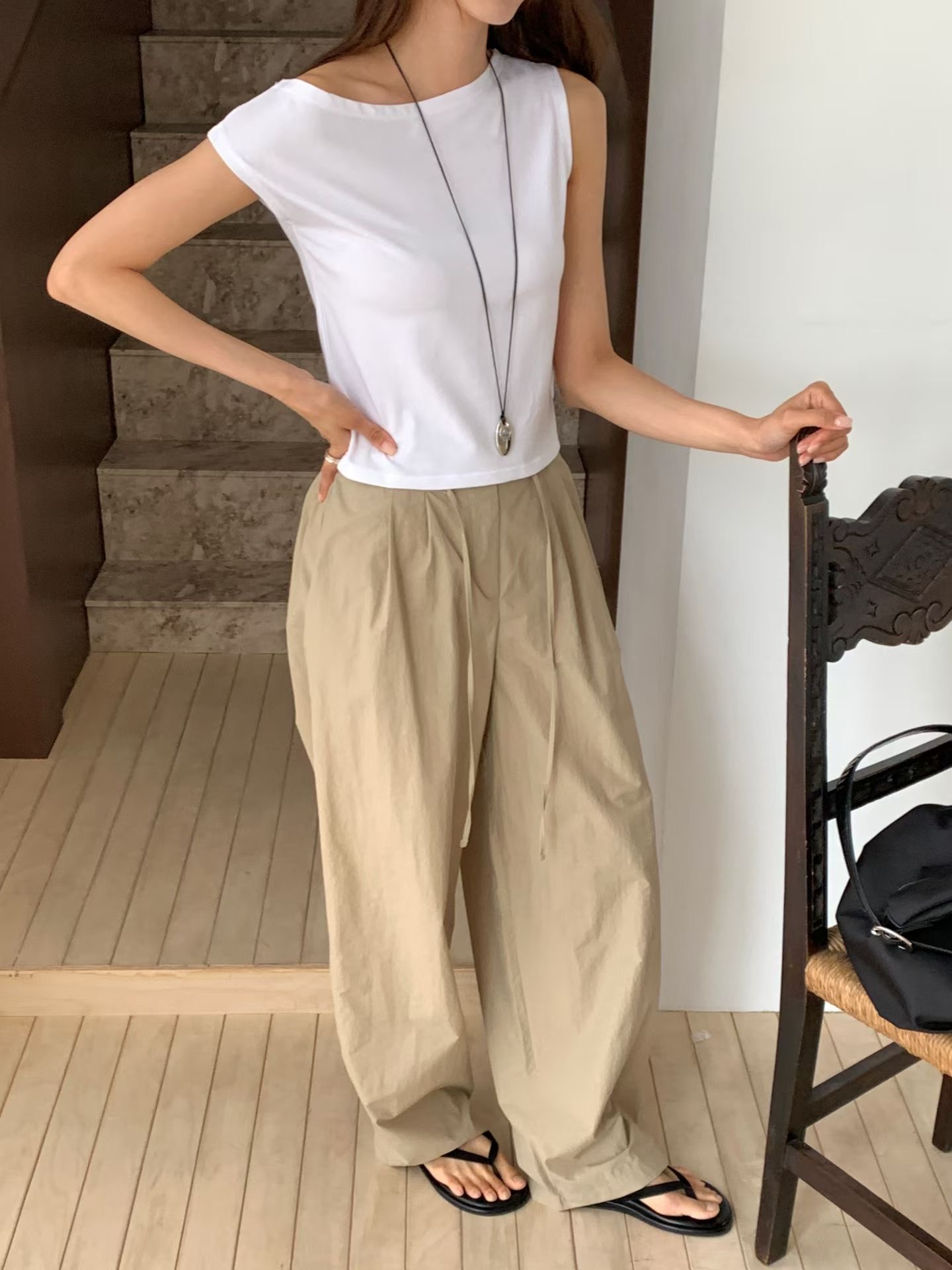 BABY SALON東大門直郵女士新品熱賣26夏季休閑時尚休閑褲BABY SALON休閑褲圖色2