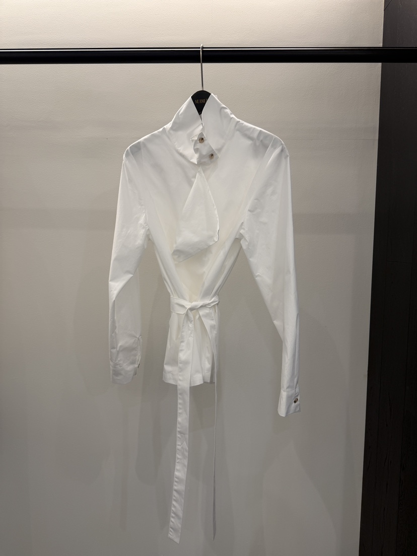 TIZZI韓國代購女士新品推薦休閑人氣時尚襯衫蕾絲衫含腰帶TIZZI襯衫/蕾絲衫圖色2