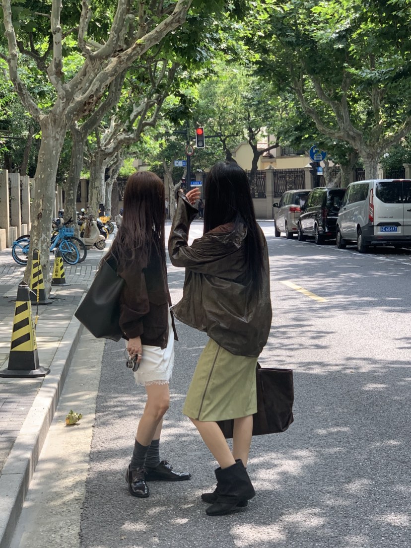 TIZZI韓國直郵女裝新款真品26春夏職業休閑推薦人氣夾克豬皮TIZZI夾克