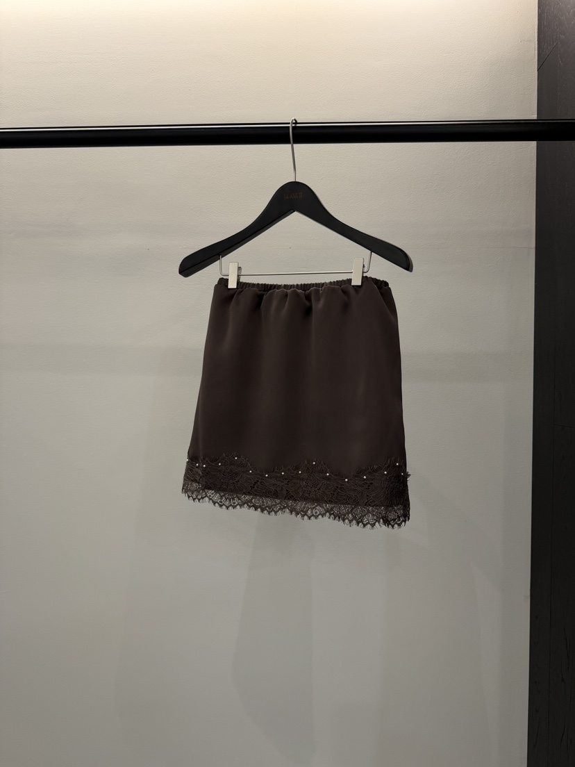 TIZZI韓國代購女裝新款時尚真品休閑熱賣半身裙中短裙珍珠緞TIZZI半身裙/中短裙圖色2