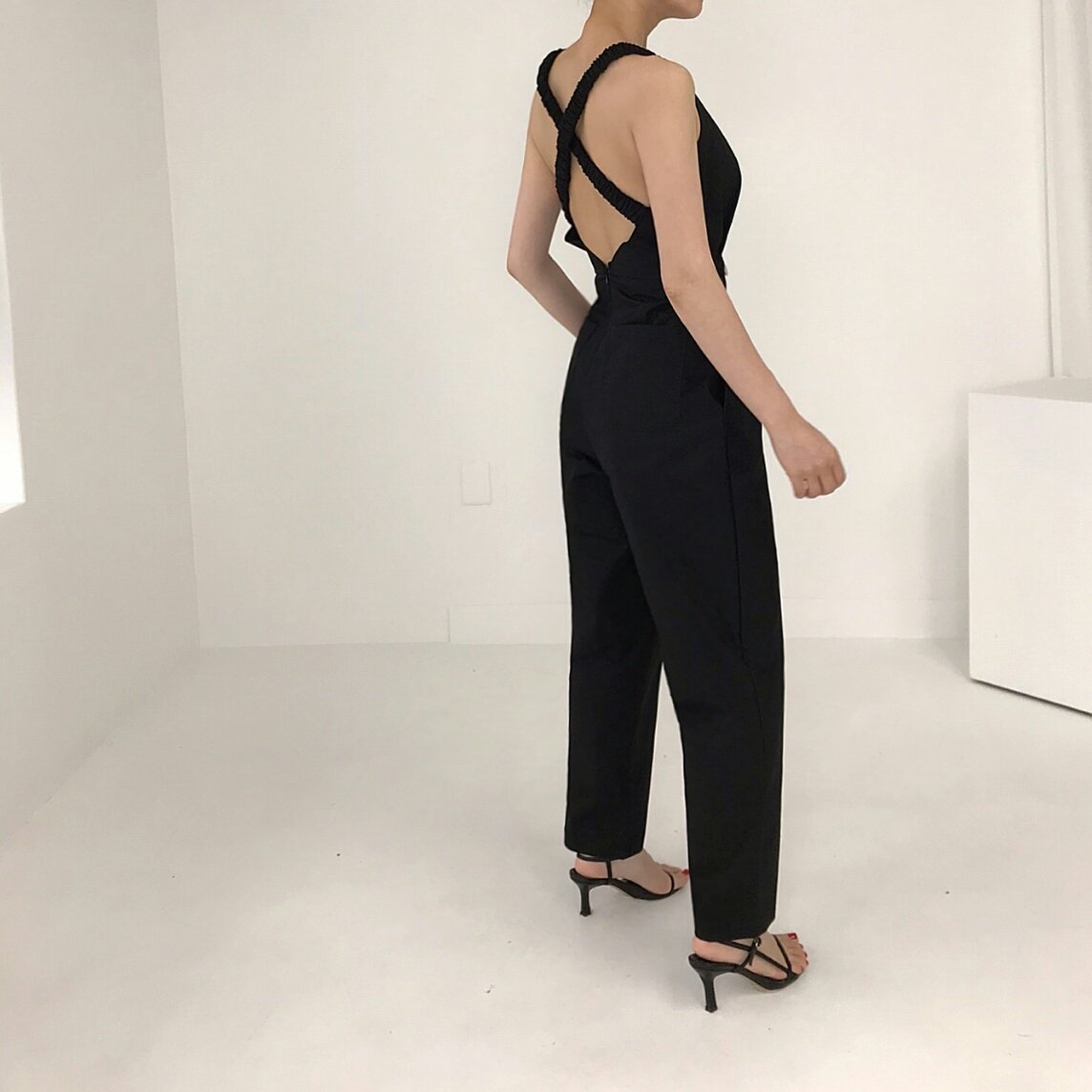 2TWO MOON韓國代購女裝新款推薦時尚職業熱賣休閑連體褲2TWO MOON連體褲