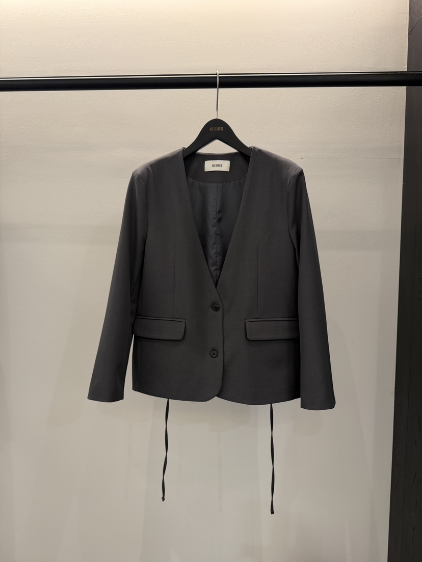TIZZI東大門代購女士新品時尚休閑真品26春夏熱賣夾克含腰繩TIZZI夾克圖色2