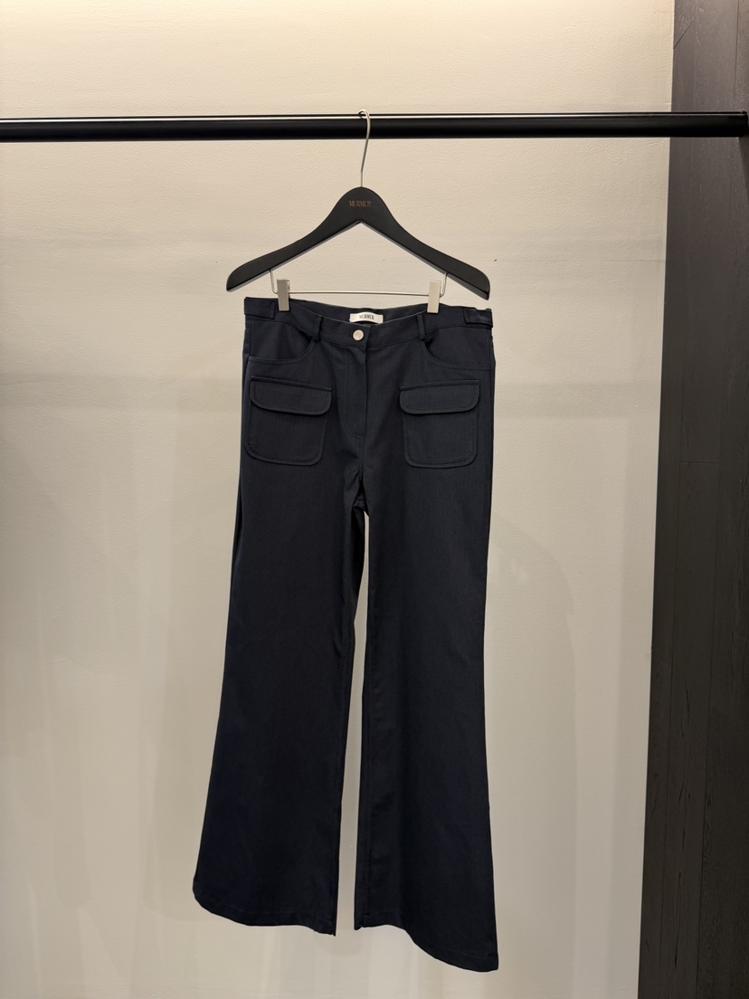 TIZZI東大門代購女士新品職業推薦熱賣人氣休閑褲喇叭褲羅紋TIZZI休閑褲圖色2