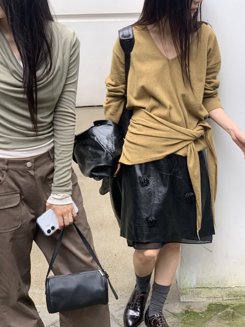 TIZZI東大門代購女士新款職業人氣真品26春夏半身裙中短裙TIZZI半身裙/中短裙