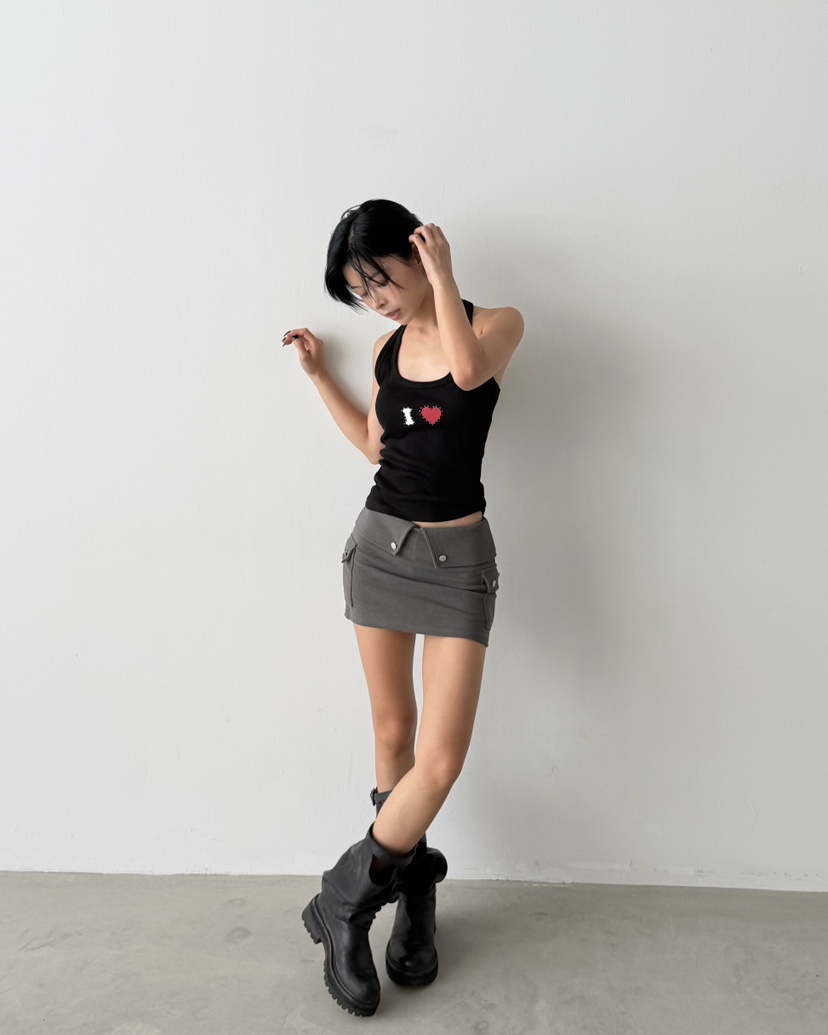 RAWON韓國直郵女裝新品推薦時尚真品職業吊帶背心露背無袖RAWON吊帶/背心