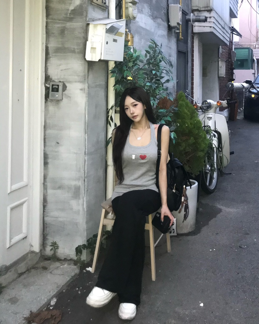 RAWON韓國直郵女裝新品推薦時尚真品職業吊帶背心露背無袖RAWON吊帶/背心