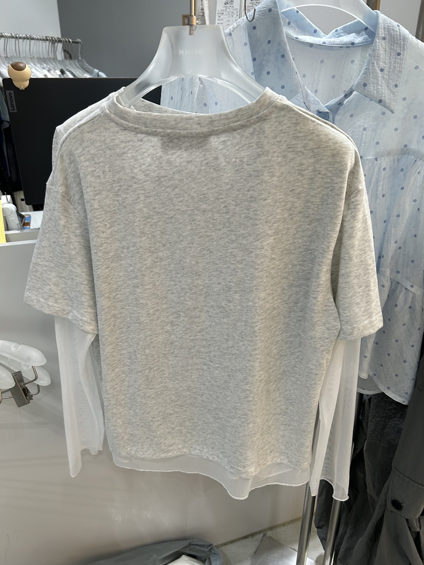 LOOKK/MIMME東大門直郵女士新品真品熱賣時尚長袖T恤假兩件LOOKK/MIMME長袖T恤