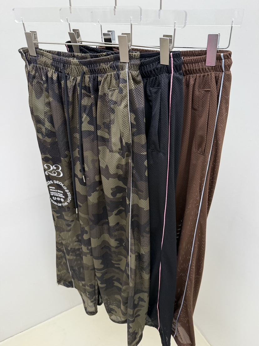SEOLO東大門代購女裝新品真品26夏季時尚推薦休閑褲網眼迷彩Seolo seoul休閑褲
