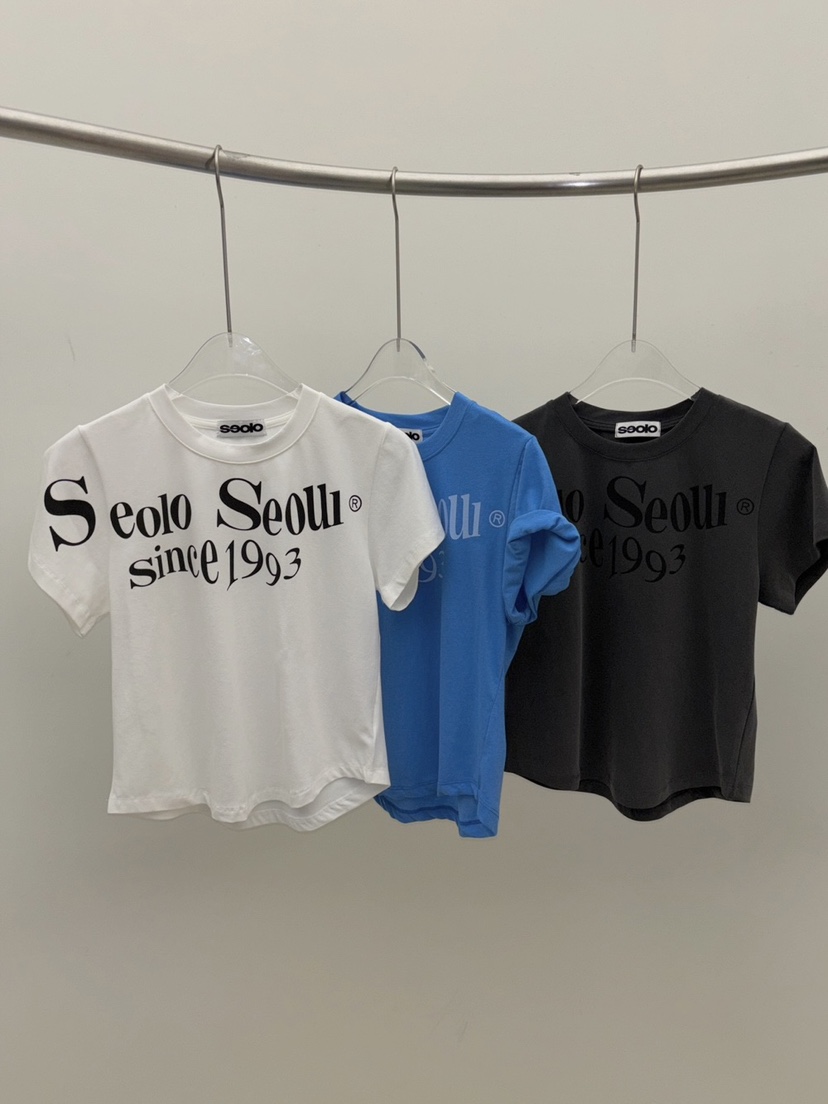 SEOLO東大門代購女士新款時尚熱賣人氣26夏季休閑真品T恤Seolo seoulT恤