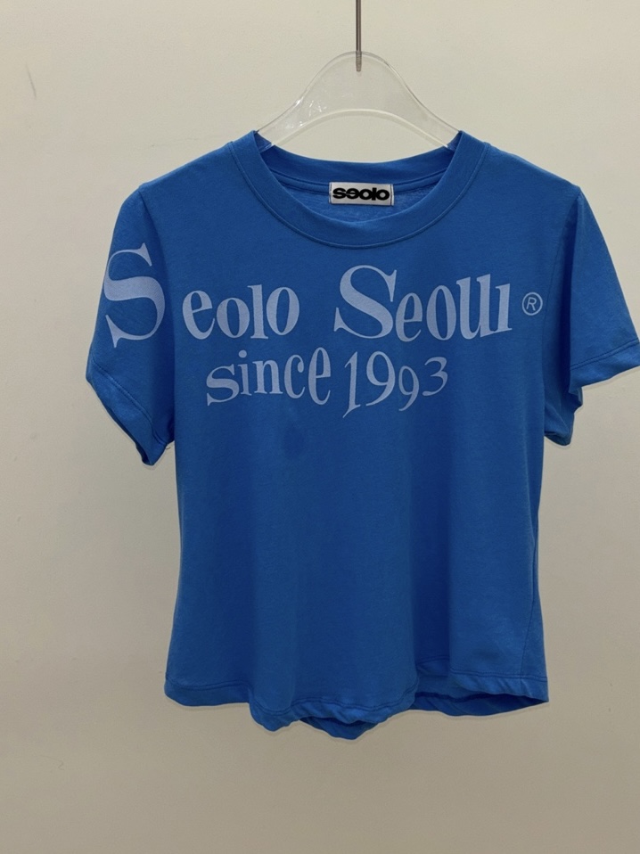 SEOLO東大門代購女士新款時尚熱賣人氣26夏季休閑真品T恤Seolo seoulT恤