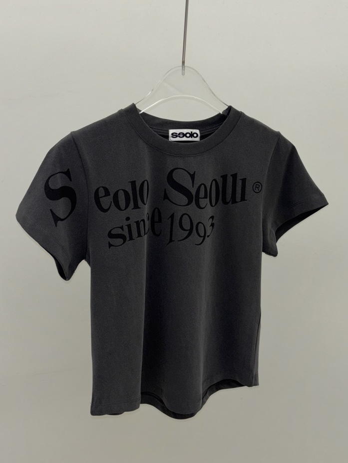 SEOLO東大門代購女士新款時尚熱賣人氣26夏季休閑真品T恤Seolo seoulT恤