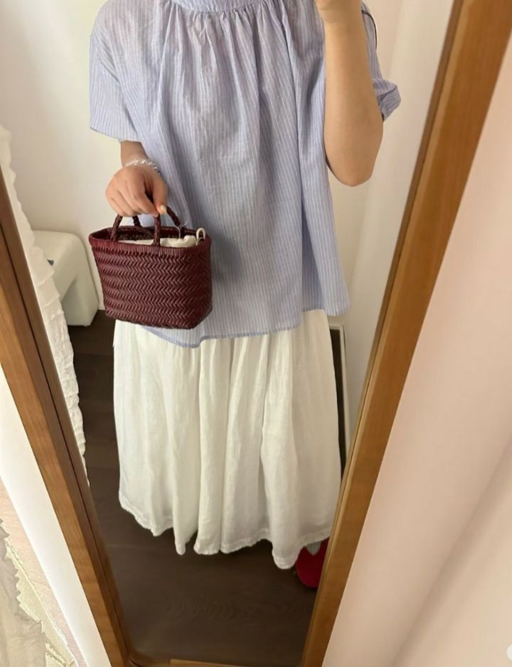 TROUVAILLE東大門實拍女裝新款真品26夏季單肩斜跨包牛皮TROUVAILLE單肩/斜跨包
