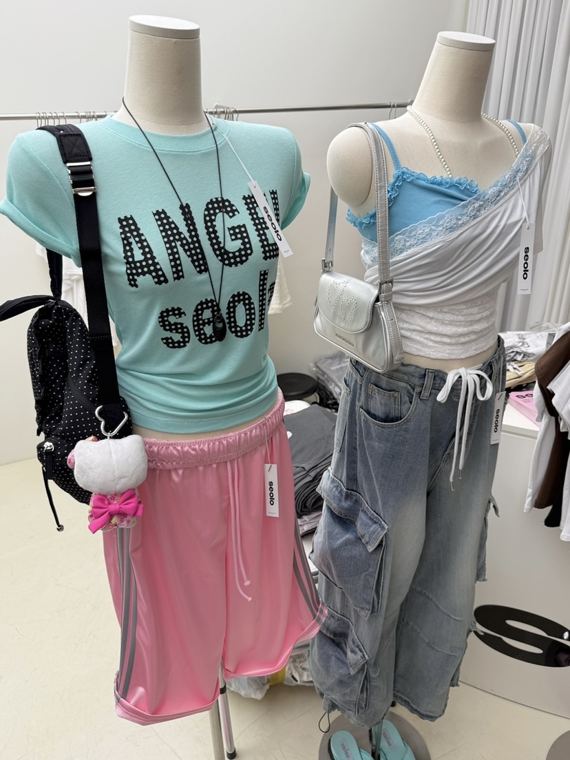 SEOLO韓國代購女裝新品休閑真品推薦熱賣26夏季人氣時尚T恤Seolo seoulT恤