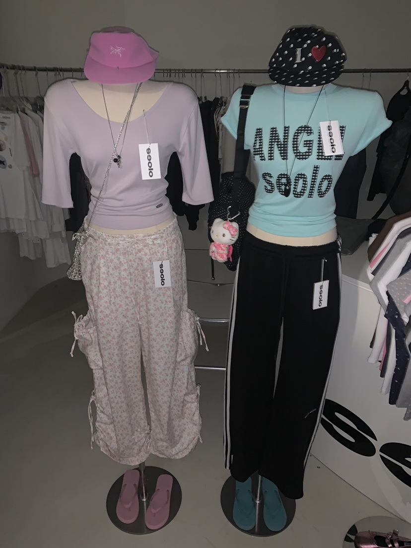 SEOLO韓國代購女裝新品休閑真品推薦熱賣26夏季人氣時尚T恤Seolo seoulT恤