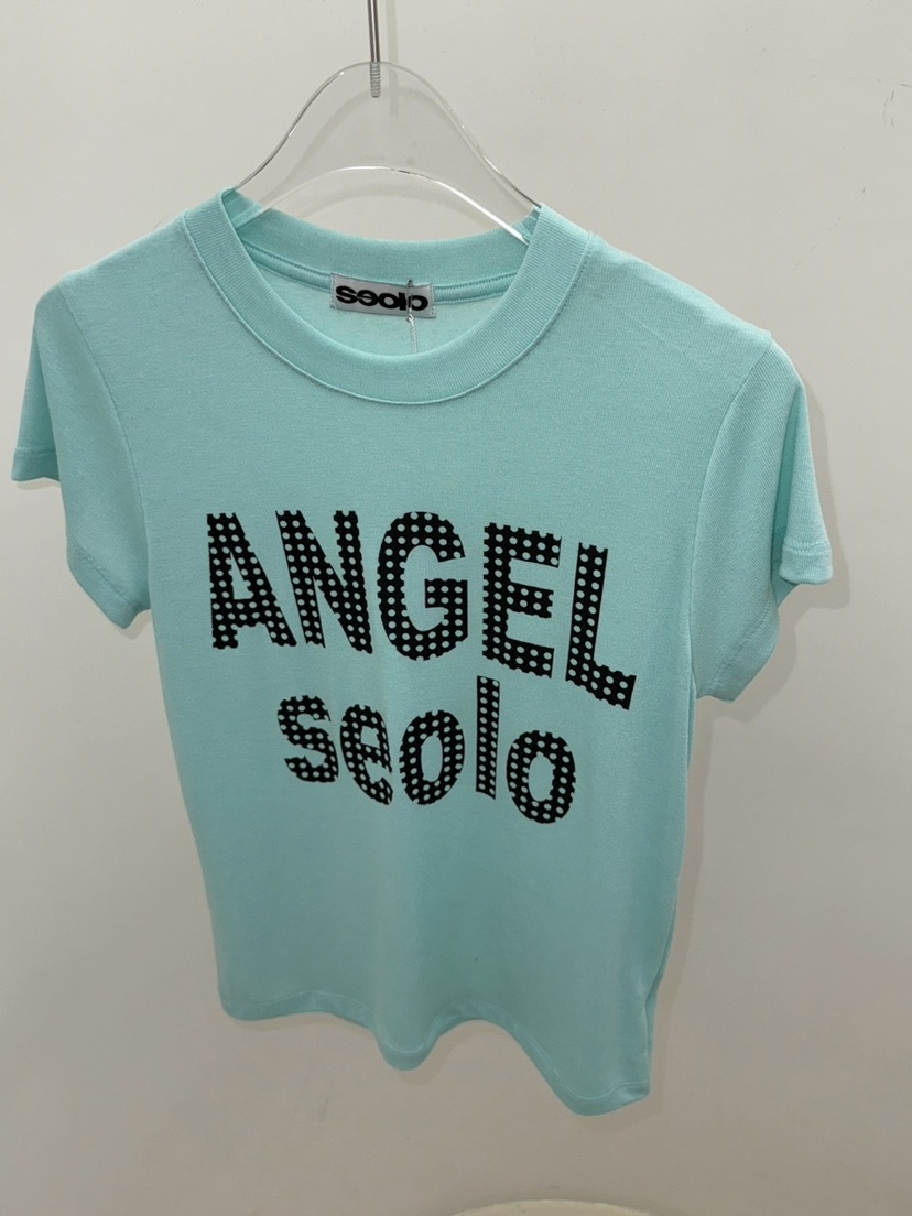 SEOLO韓國代購女裝新品休閑真品推薦熱賣26夏季人氣時尚T恤Seolo seoulT恤圖色1