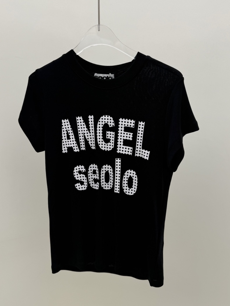 SEOLO韓國代購女裝新品休閑真品推薦熱賣26夏季人氣時尚T恤Seolo seoulT恤圖色2