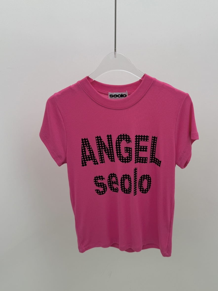 SEOLO韓國代購女裝新品休閑真品推薦熱賣26夏季人氣時尚T恤Seolo seoulT恤圖色3