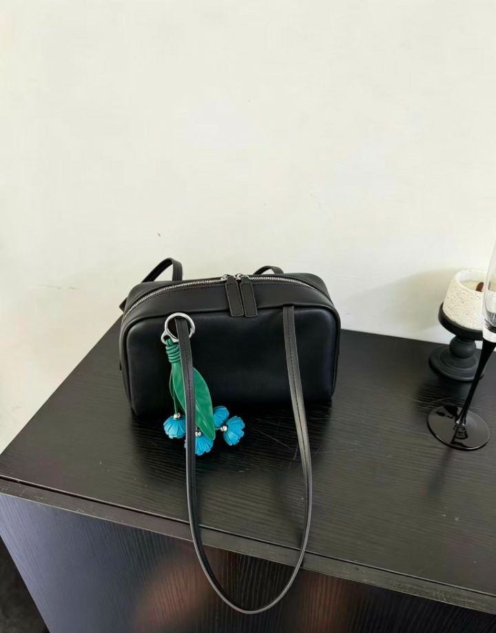 TROUVAILLE韓國直郵女裝新品休閑人氣真品單肩斜跨包羊皮TROUVAILLE單肩/斜跨包