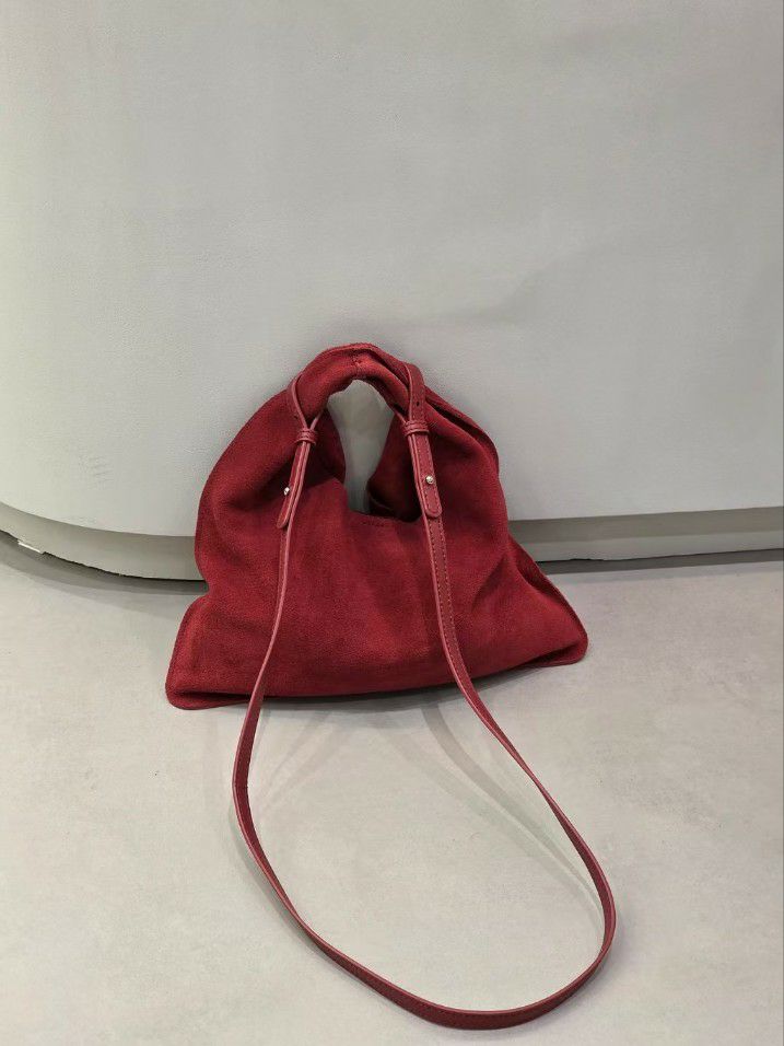 TROUVAILLE東大門代購女士新品推薦熱賣單肩斜跨包牛皮絨TROUVAILLE單肩/斜跨包