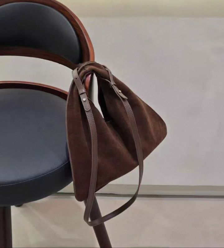 TROUVAILLE東大門代購女士新品推薦熱賣單肩斜跨包牛皮絨TROUVAILLE單肩/斜跨包
