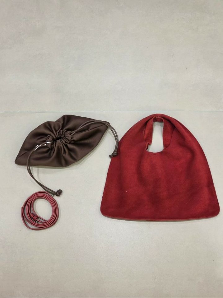TROUVAILLE東大門代購女士新品推薦熱賣單肩斜跨包牛皮絨TROUVAILLE單肩/斜跨包