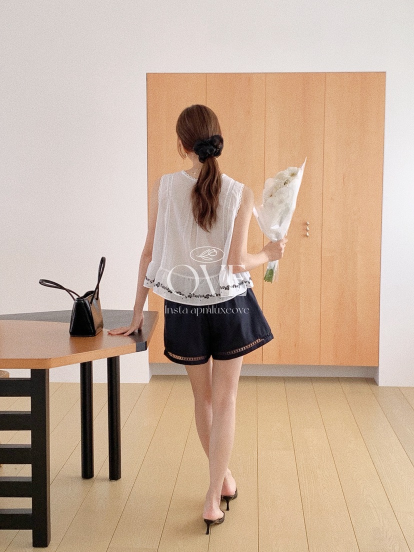 OVE東大門直郵女裝新款時尚推薦休閑真品人氣26夏季襯衫蕾絲衫OVE襯衫/蕾絲衫