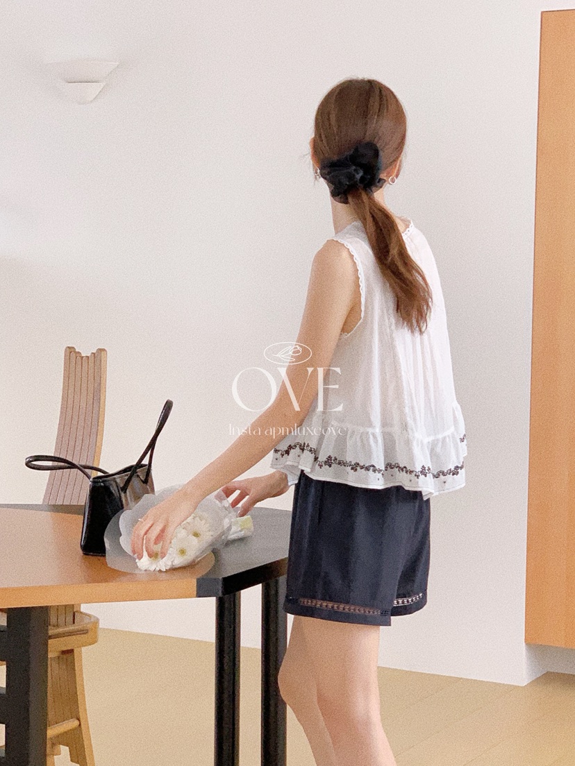 OVE東大門直郵女裝新款時尚推薦休閑真品人氣26夏季襯衫蕾絲衫OVE襯衫/蕾絲衫