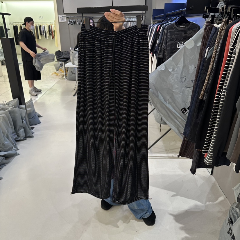 CREDITO東大門代購女士新品26夏季時尚休閑熱賣推薦休閑褲CREDITO休閑褲圖色3黑色