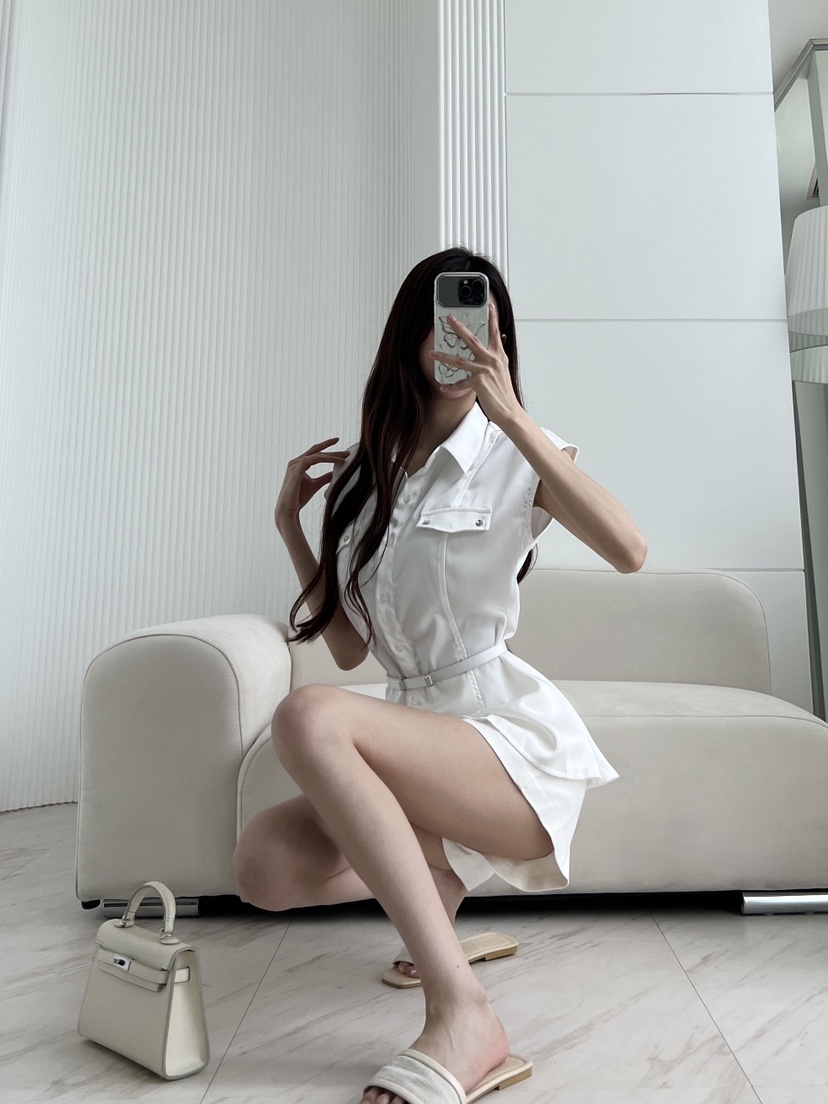 CLOTH東大門代購女裝新品時尚真品襯衫蕾絲衫含腰帶套裝緞面CLOTH襯衫/蕾絲衫