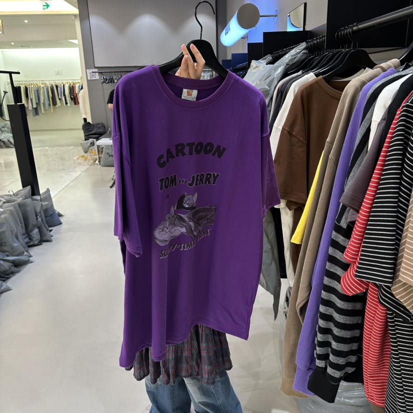 CREDITO東大門實拍女士新款人氣時尚熱賣休閑真品推薦T恤CREDITOT恤圖色2