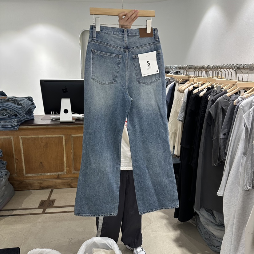 ACKER韓國代購女士新品推薦26夏季休閑時尚真品熱賣牛仔褲ACKER牛仔褲