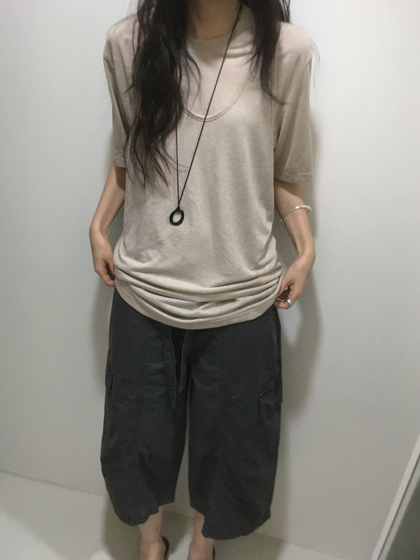 SOIL韓國代購女裝新款人氣26夏季時尚熱賣休閑真品推薦T恤SOILT恤