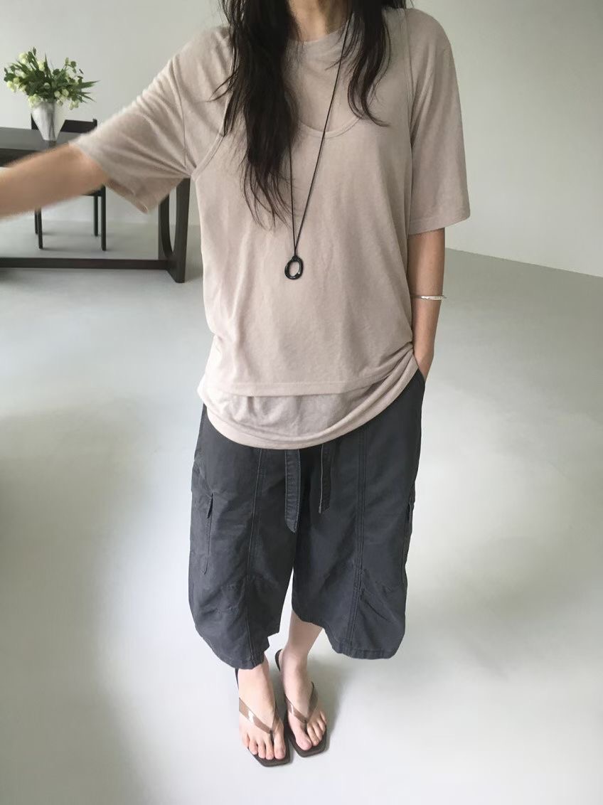 SOIL韓國代購女裝新款人氣26夏季時尚熱賣休閑真品推薦T恤SOILT恤圖色3