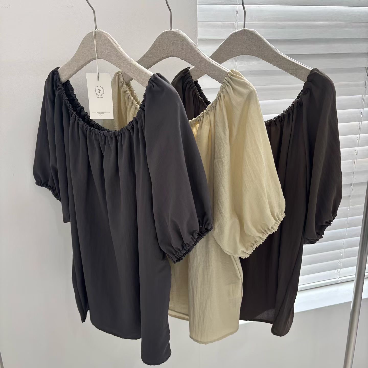 MINIMALGROUND/VIVAGLAM韓國代購女裝新品休閑襯衫蕾絲衫不含配飾MINIMALGROUND/VIVAGLAM襯衫/蕾絲衫