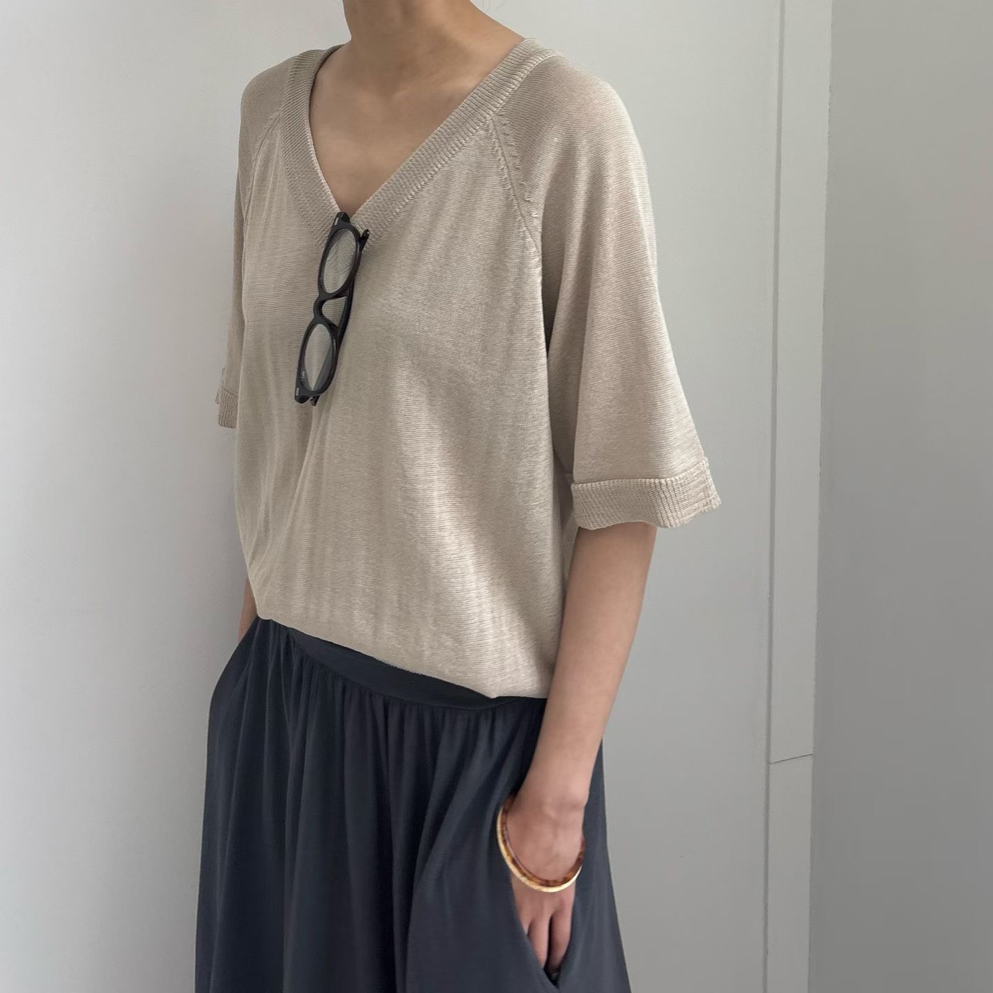 MINIMALGROUND/VIVAGLAM韓國直郵女士新品26夏季針織衫不含配飾MINIMALGROUND/VIVAGLAM針織衫圖色2