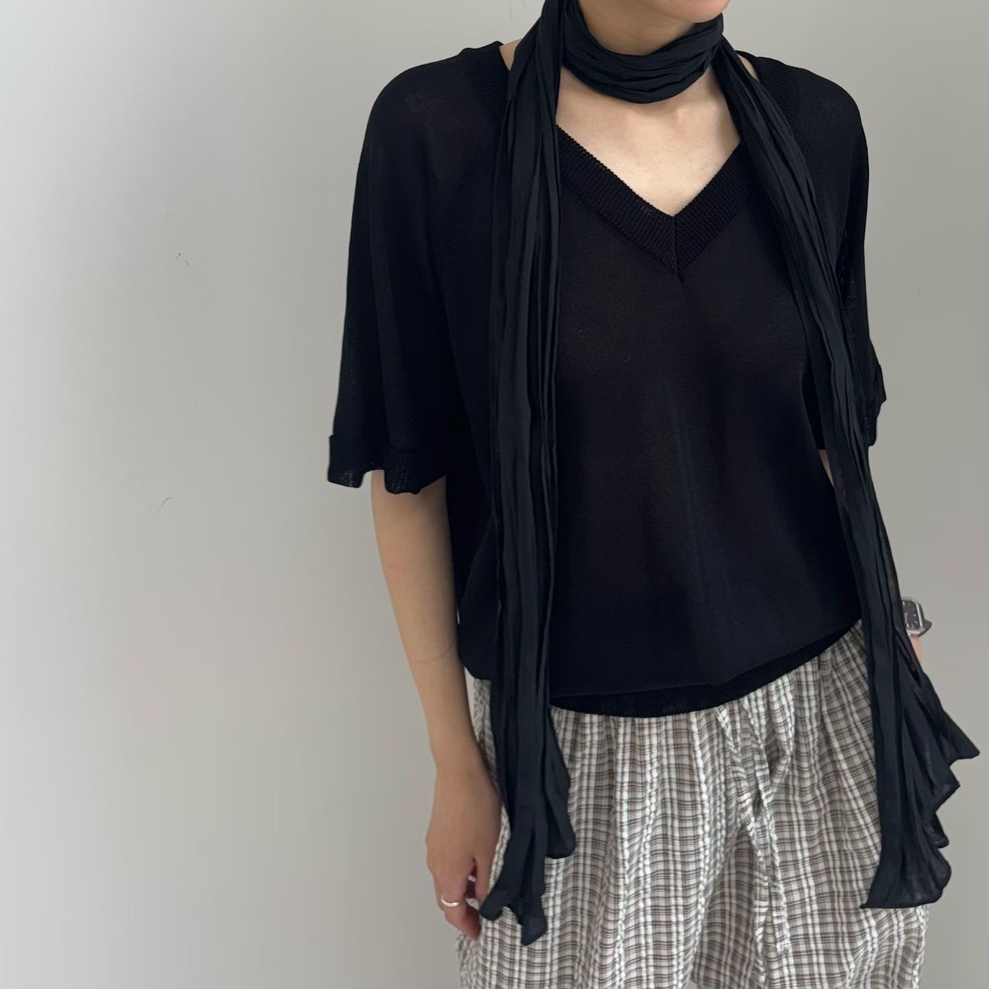 MINIMALGROUND/VIVAGLAM韓國直郵女士新品26夏季針織衫不含配飾MINIMALGROUND/VIVAGLAM針織衫圖色4