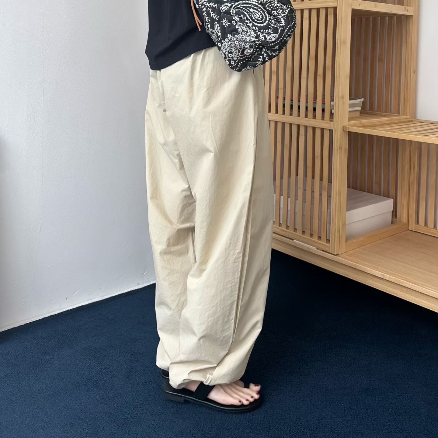 MINIMALGROUND/VIVAGLAM東大門實拍女士新品熱賣時尚休閑褲MINIMALGROUND/VIVAGLAM休閑褲